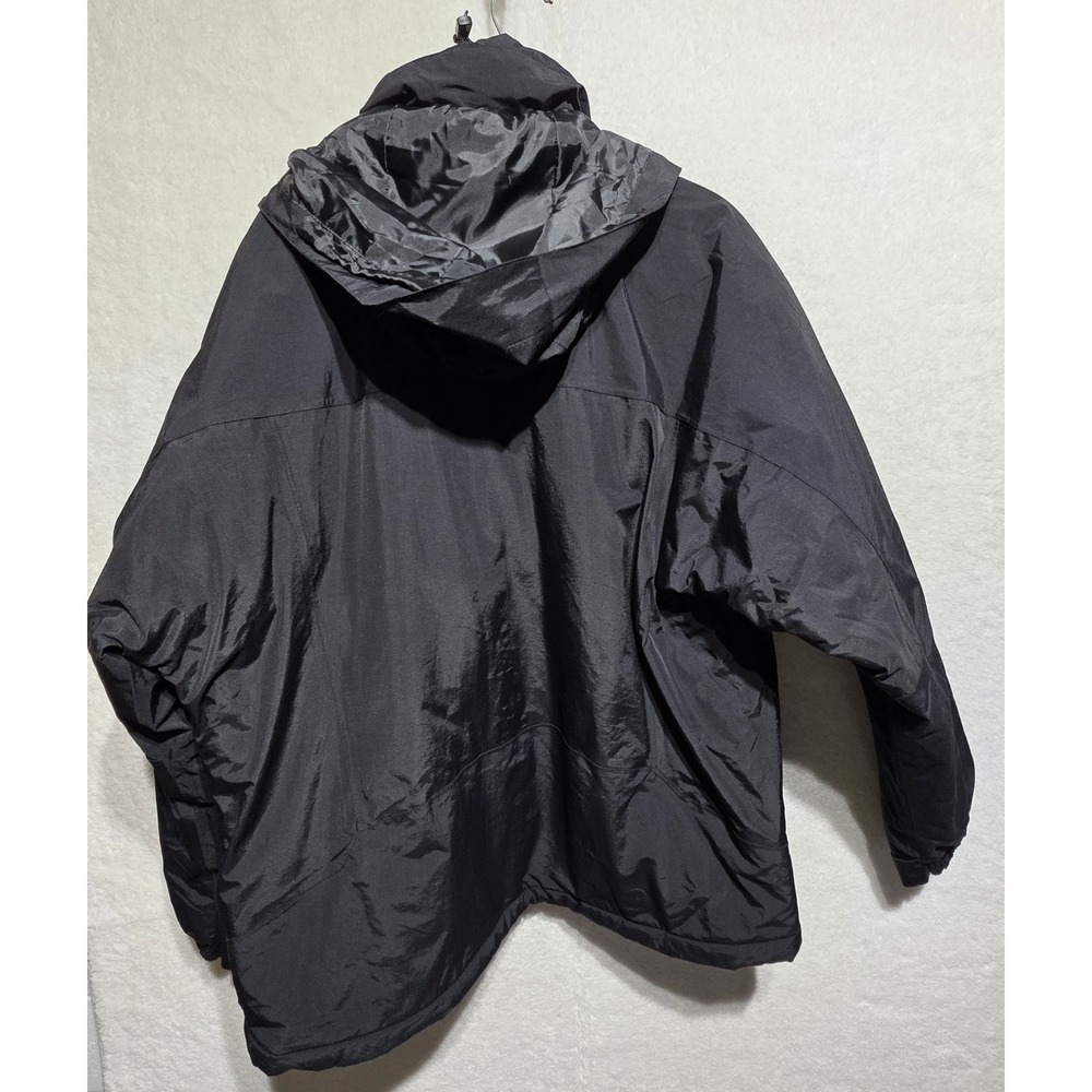 Black Fleece Lined Hooded Jacket Knights of Columbus St Ambrose Council 1489 XL - Picture 2 of 14